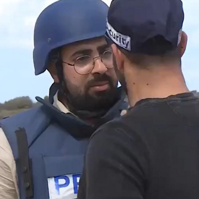 Ahmad Darawsh i muškarac koji mu se unio u lice