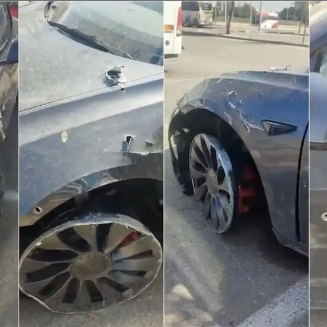 Tesla Model 3, Screenshot incidenta