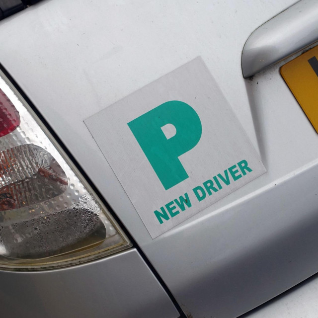 Mladi vozač, ilustracija