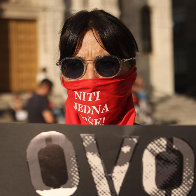 Prosvjed protiv femicida u Sarajevu 