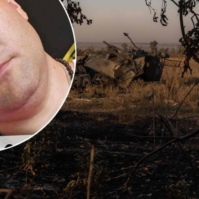 Tomislav Tkalac i prizor bojišta u Ukrajini