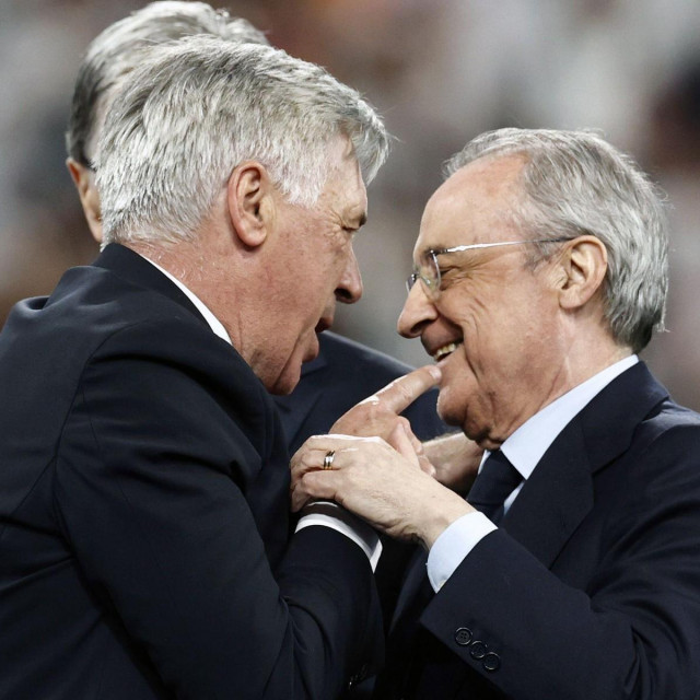 Carlo Ancelotti i Florentino Perez