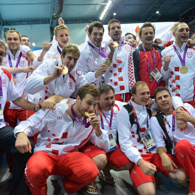 Zlatni vaterpolisti u Londonu 2012.