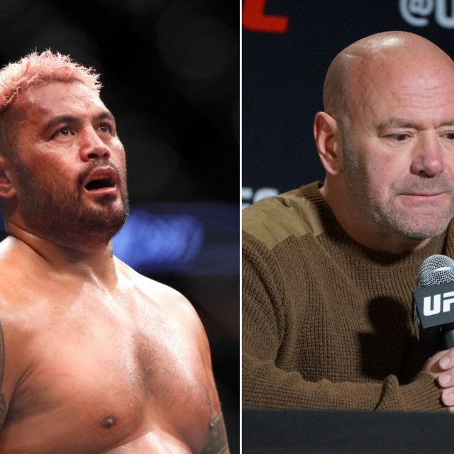 Mark Hunt i Dana White