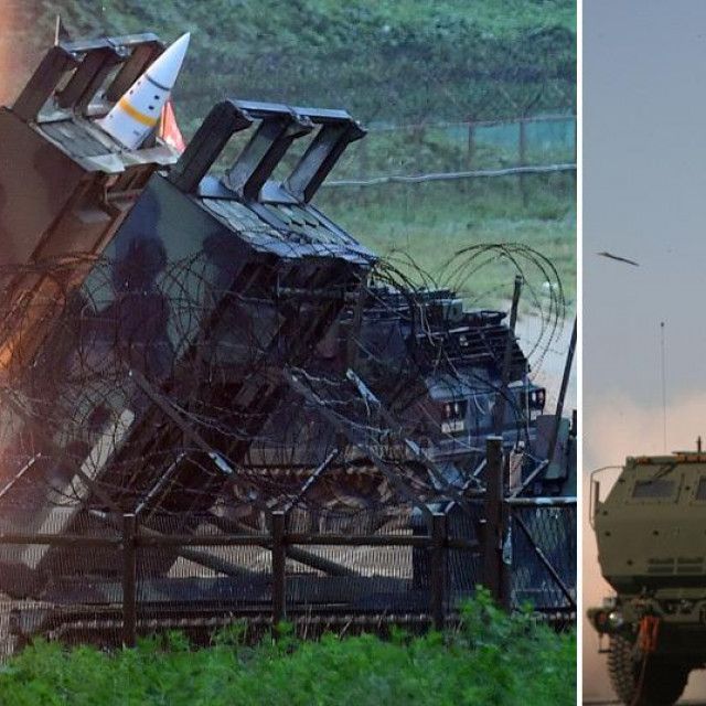 Ispaljivanje projektila ATACMS (lijevo je sustav južnokorejske vojske, desno američke)