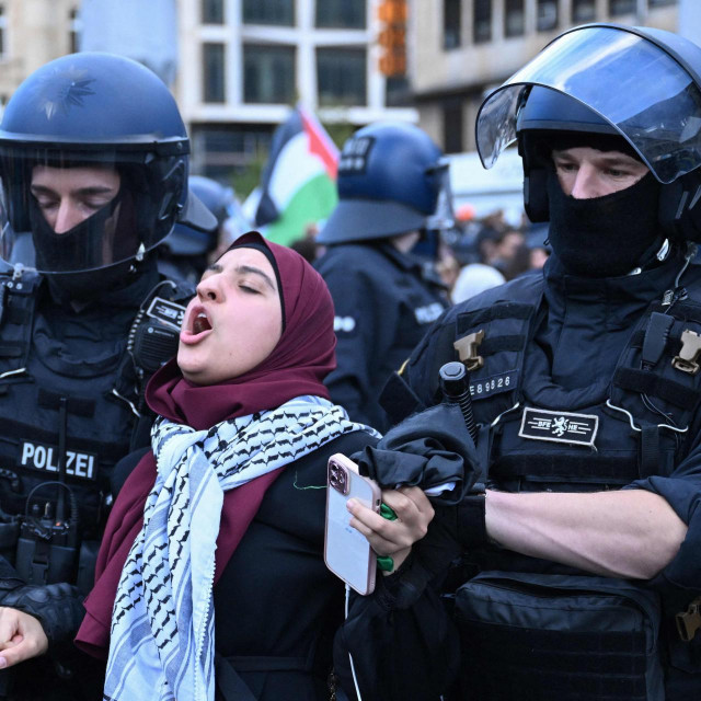 Propalestinski prosvjed u Frankfurtu