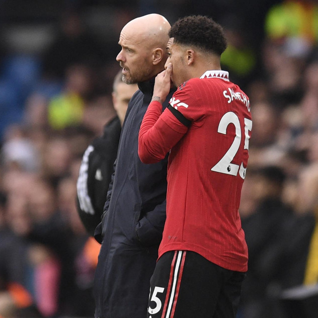 Erik Ten Hag i Jadon Sancho