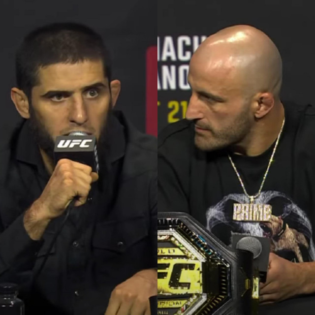 Islam Makhachev i Alexander Volkanovski