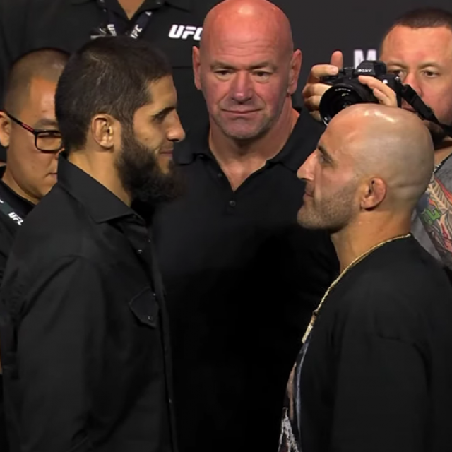 Islam Makhachev i Alexander Volkanovski