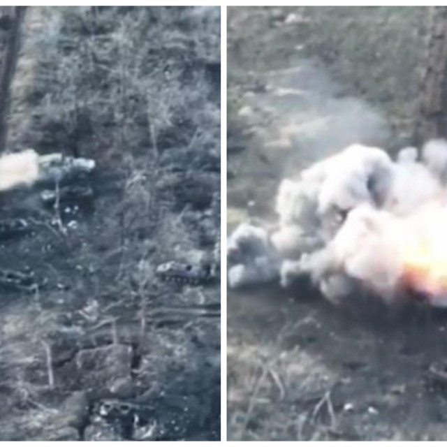 Uništeni ruski tenkovi i oklopna vozila kod Avdiivke 