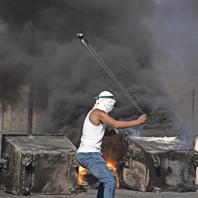 Prosvjed palestinske mladeži u Ramallahu, Zapadna obala