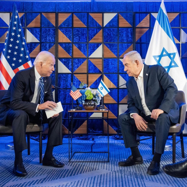 Biden Joe i Netanyahu Benjamin 