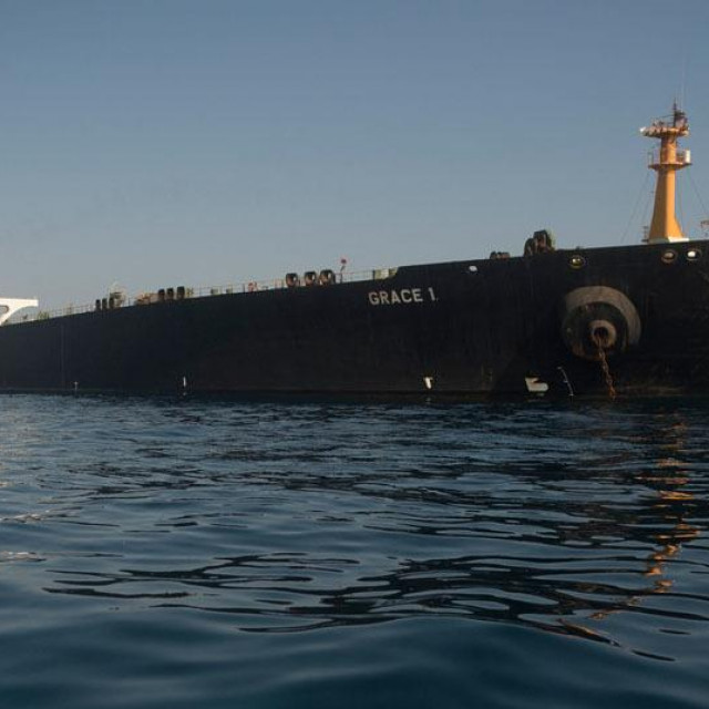 Iranski supertanker Grace 1, ilustracija