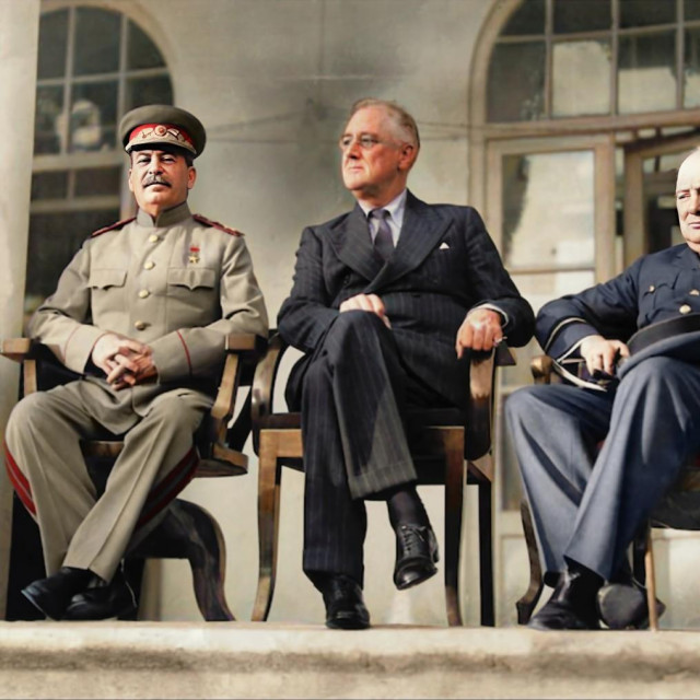 Staljin, Roosevelt i Churchill