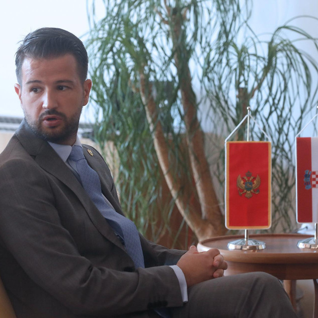 Crnogorski predsjednik Jakov Milatović tijekom rujanskog posjeta Hrvatskoj