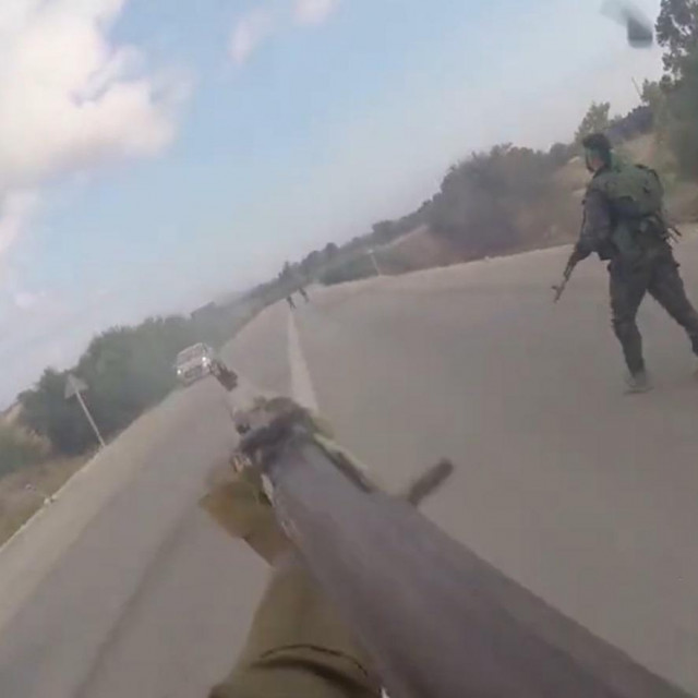 Jedan od prizora sa snimke koju je prikazala izraelska vojska