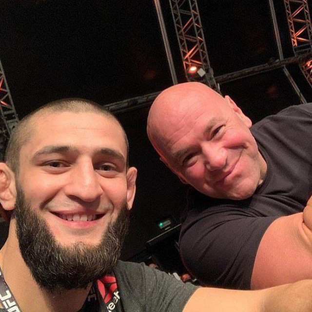 Khamzat Chimaev i Dana White