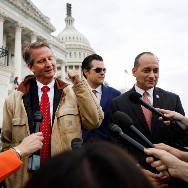 Republikanci Eli Crane, Tim Burchett, Matt Gaetz i Bob Good 