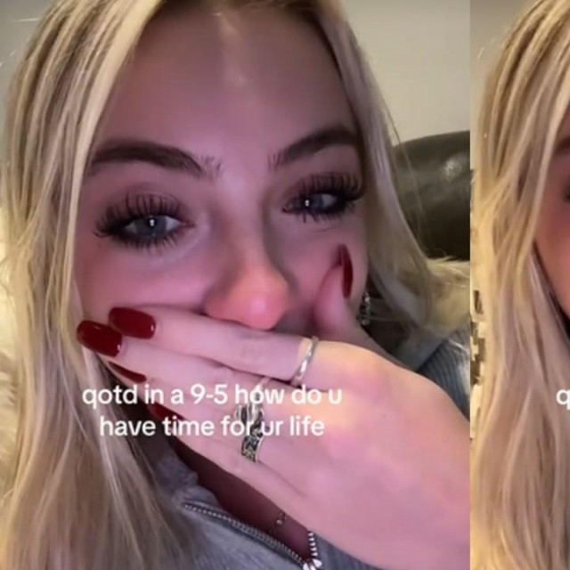 Tiktokerica Brielle govori o radnom vremenu 9-5