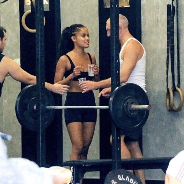 Francuski glumac Vincent Cassel i njegova djevojka model Narah Baptista u Rio De Janeiru u Brazilu