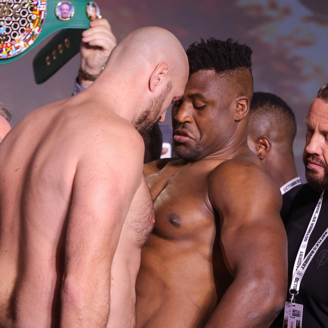 Tyson Fury i Francis Ngannou 