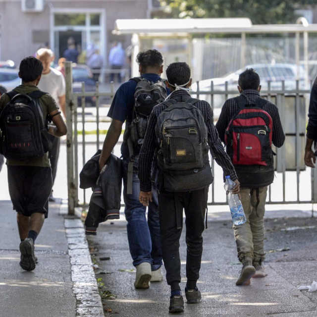 Migranti na ulicama Sarajeva