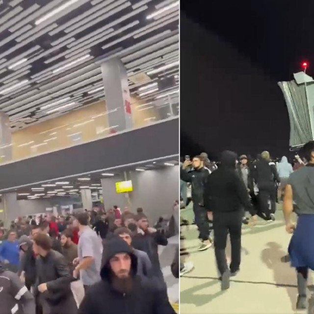 Kaos u zračnoj luci u Dagestanu