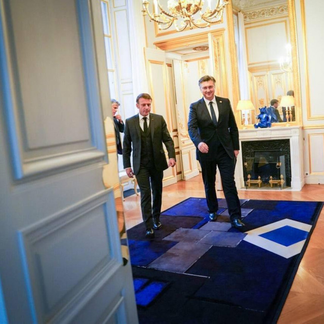 Emmanuel Macron i Andrej Plenkoivć