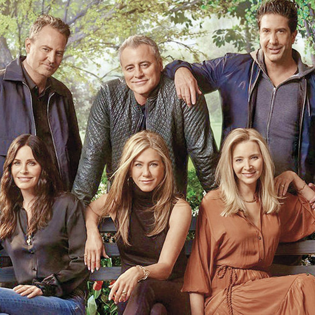 Matthew Perry, Matt LeBlanc, David Schwimmer, Courteney Cox, Jennifer Aniston i Lisa Kudrow