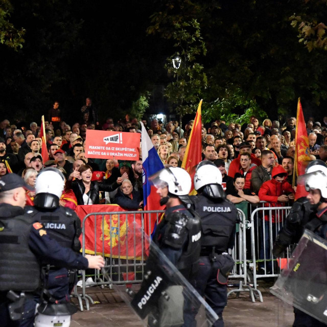 Prosvjed u Podgorici