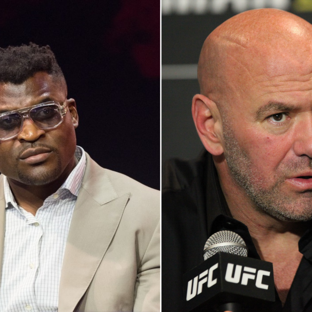 Francis Ngannou i Dana White