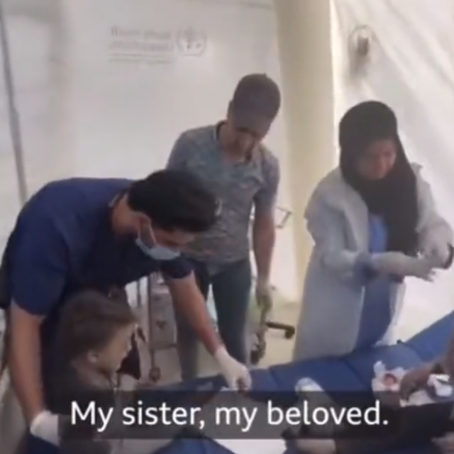 Susret sestrica u Gazi