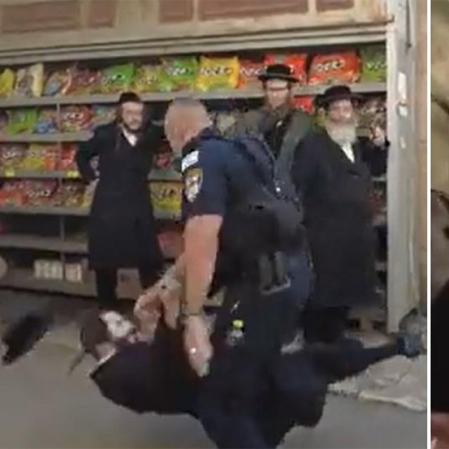Napad izraelske policije na ortodoksne Židove