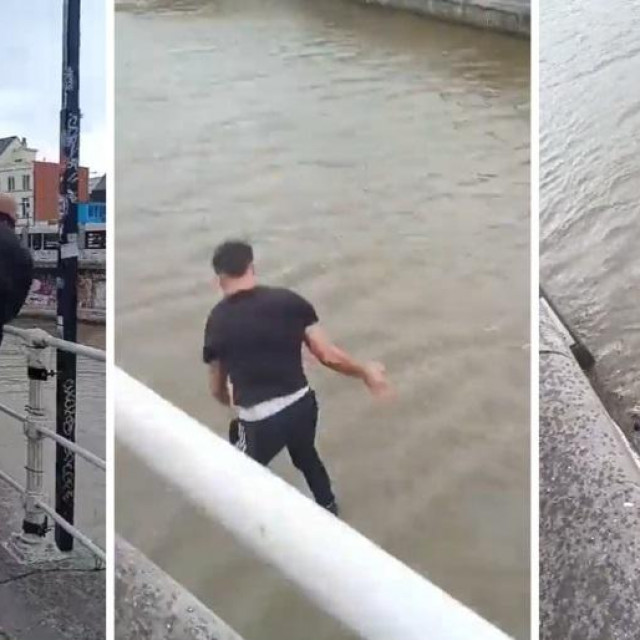 Spašavali čovjeka koji je upao u kanal