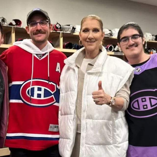Celine Dion sa sinovima  Renéom-Charlesom, te blizanacima Eddyjem i Nelsonom