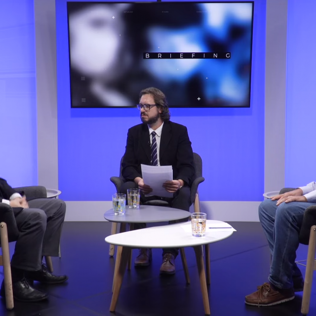 Ivo Goldstein i Božo Kovačević u Briefingu