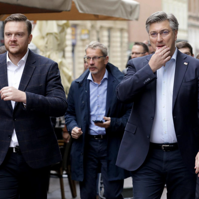 Marko Primorac, Boris Vujčić, Andrej Plenković