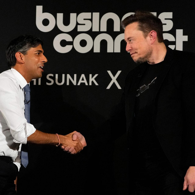 Rishi Sunak i Elon Musk