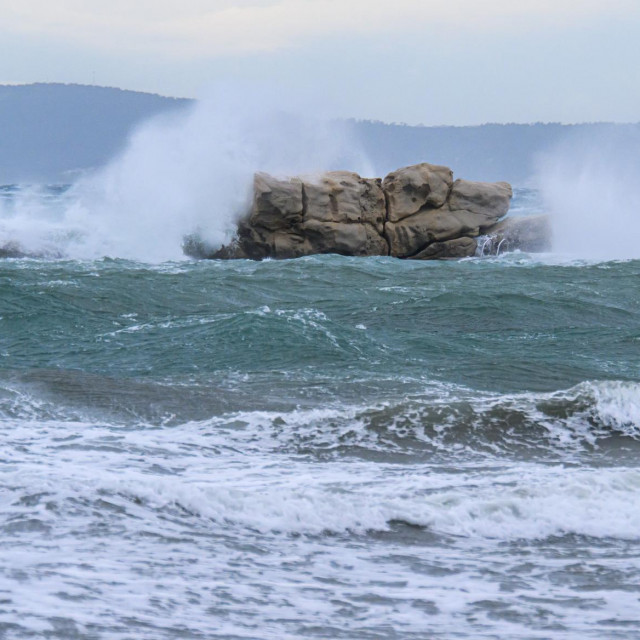 Poplavljena obala na Bačvicama
 