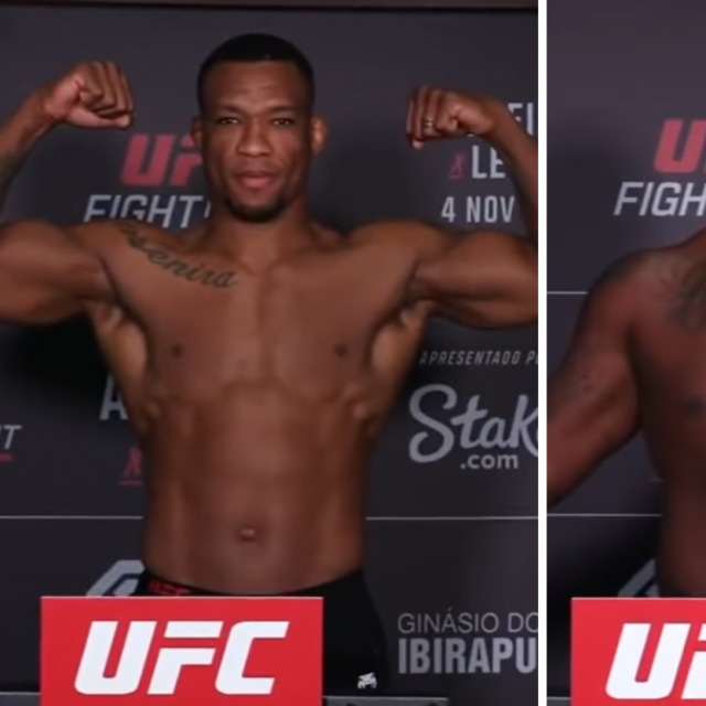 Jailton Almeida (lijevo) i Derrick Lewis (desno)