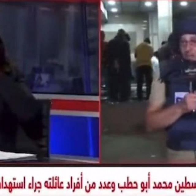 Potresni istup novinara