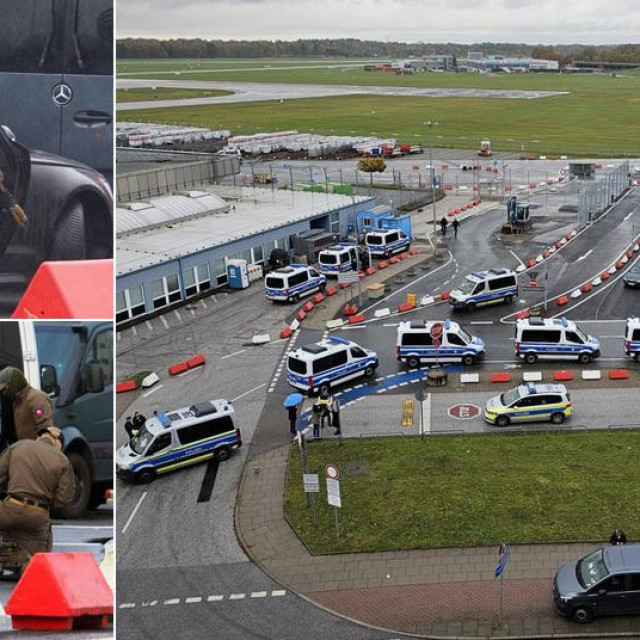 Prizori s aerodroma u Hamburgu