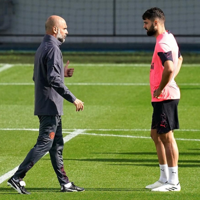 Pep Guardiola i Joško Gvardiol