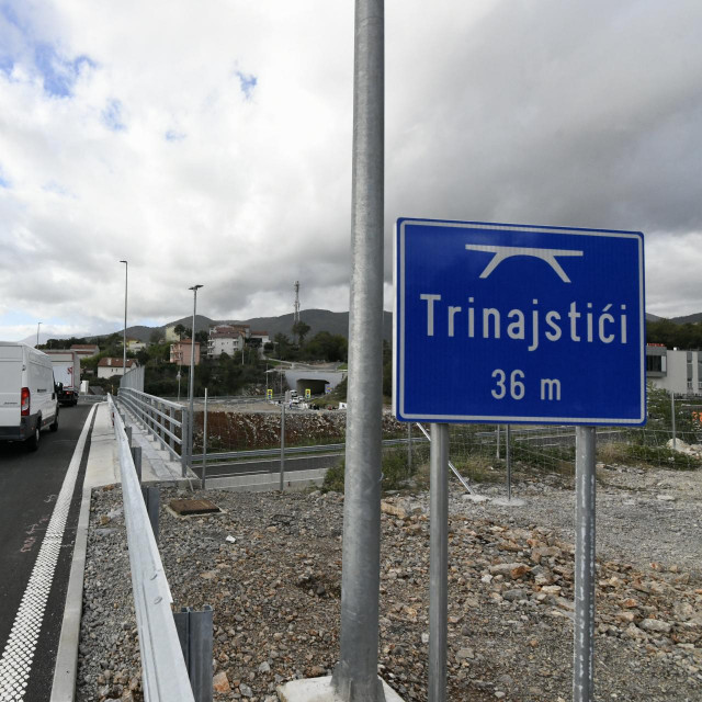 Otvaranje prometnog čvora Trinajstići