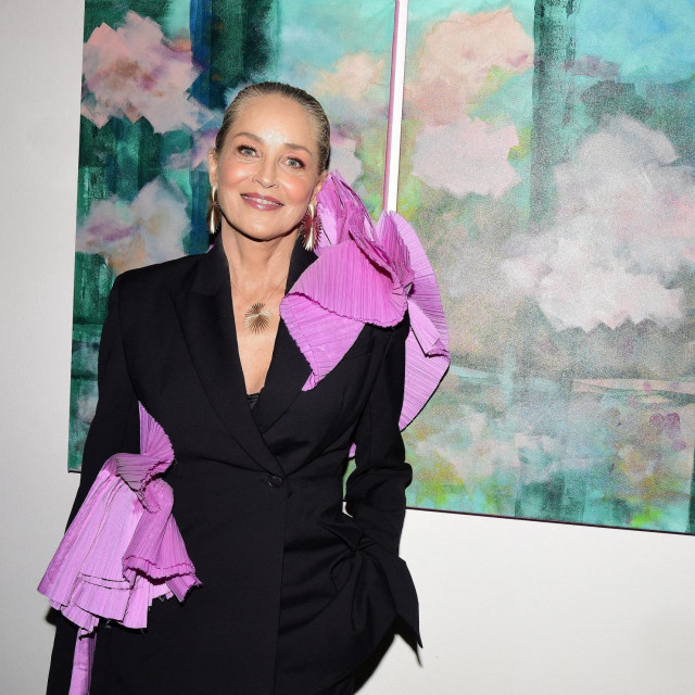 EXCLUSIVE: Sharon Stone looks incredible as she showcases her amazing new art collection at Allouche Gallery owned by Ornela March.
14 Mar 2023,Image: 762846798, License: Rights-managed, Restrictions: World Rights, Model Release: no, Pictured: Sharon Stone, Credit line: filmdigital//MEGA/The Mega Agency/Profimedia