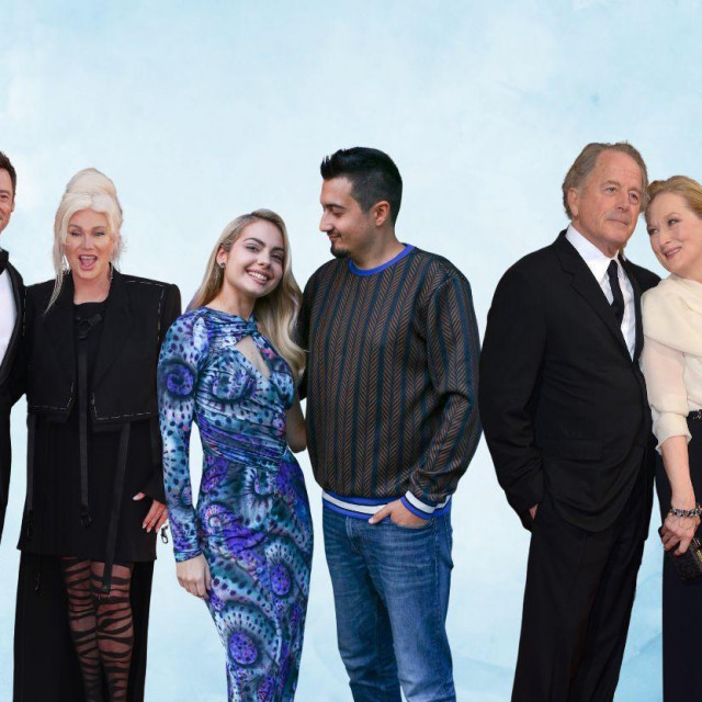 Hugh Jackman sa suprugom, Tara Thaller i Faris Pinjo, Meryl Streep sa suprugom