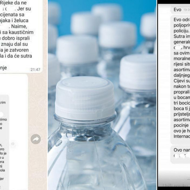 Ilustrativna fotografija boca vode