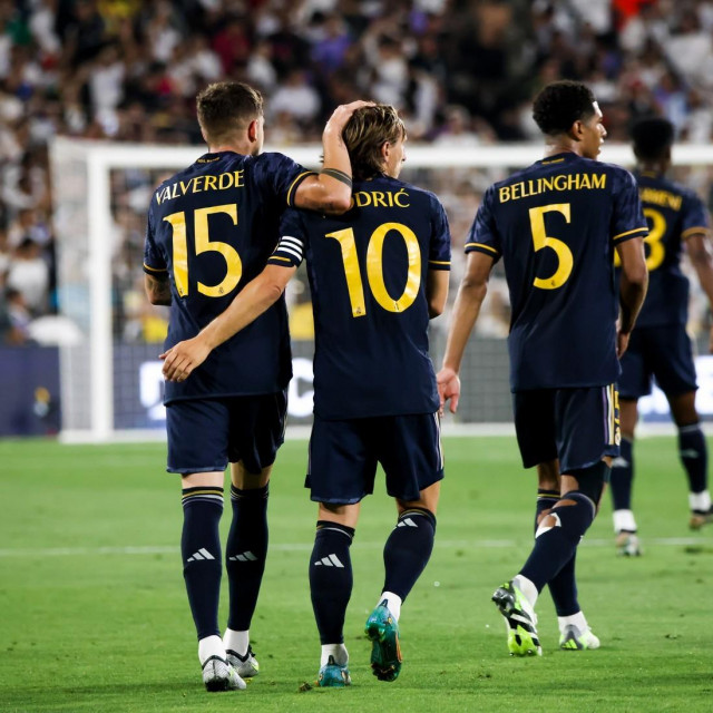 Federico Valverde (15), Luka Modrić i Jude Bellingham (5)