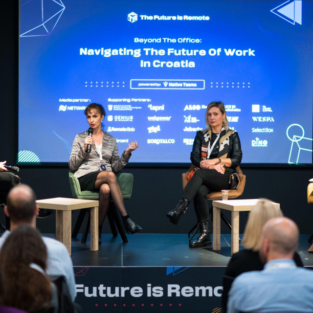 Na konferenciji koja je okupila dvjestotinjak posjetitelja sudjelovali su istaknuti govornici iz područja remote rada, digitalnog nomadstva i fintech industrije