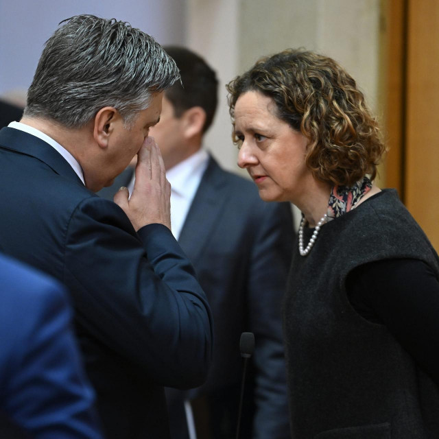 Andrej Plenković, Nina Obuljen Koržinek